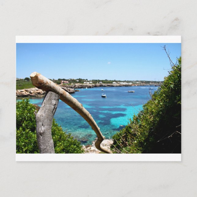 Carte Postale Descente À Pied Vers L'Océan (Devant)