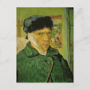 Carte Postale Description : Un autoportrait de Vincent van Gogh 
