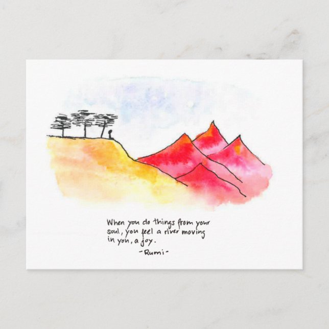 Carte Postale Désert (Devant)