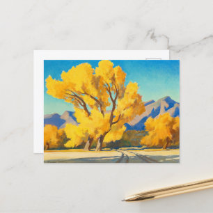 Carte Postale Desert Cottonwoods, Arizona par Maynard Dixon