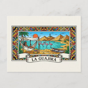 Carte Postale Désert de La Guajira en Colombie