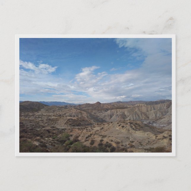 Carte Postale Désert de Tabernas (Espagne) (Devant)