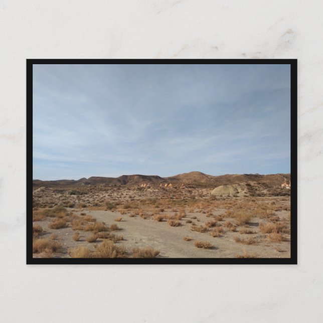 Carte Postale Désert de Tabernas (Espagne) (Devant)