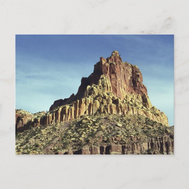 Carte Postale Desert Rock Mountain Peak Paysage Photo (Devant)
