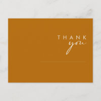 Désert simple | Pos de Merci Mariage orange brûlé