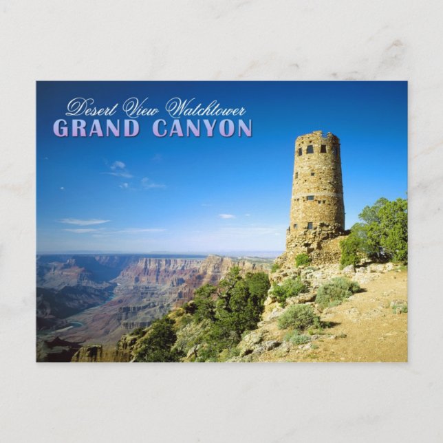 Carte Postale Desert View Watchtower, Grand Canyon, AZ (Devant)