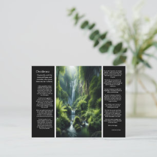 Carte Postale DESIDERATA Emerald Falls : une retraite paisible