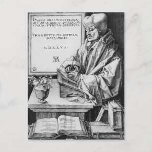 Carte Postale Desiderius Erasmus de Rotterdam, 1526