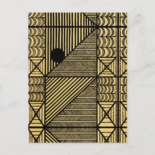 Carte Postale Design africain #12 @ Stylnic (Devant)