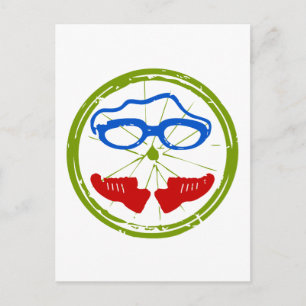 Carte Postale Design artistique cool de triathlon