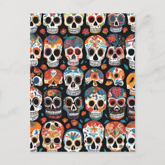 Carte Postale Design artistique populaire mexicaine dynamique