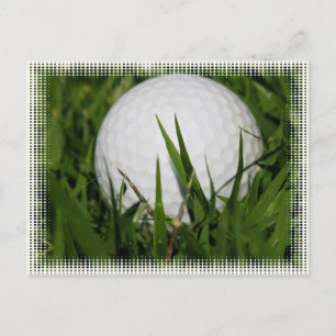 Carte postale Design Ball Golf