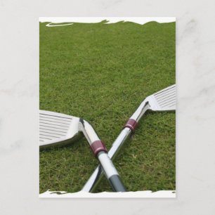 Carte postale Design Club de golf