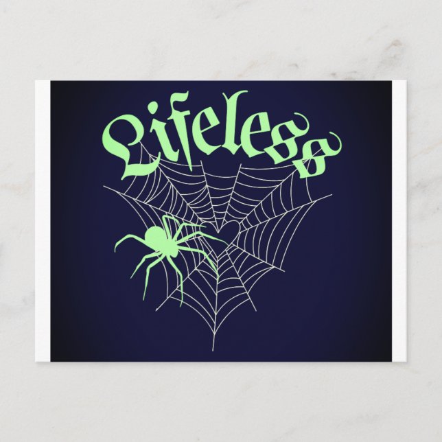 Carte Postale Design d'araignée (Devant)