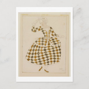 Carte Postale Design de costume pour Columbine, de Sleeping Beau