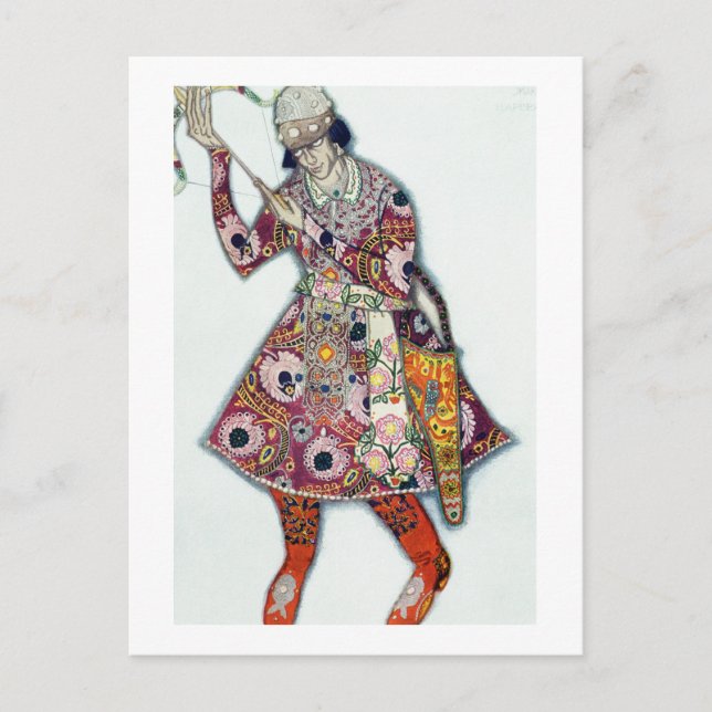 Carte Postale Design de costume pour The Tsarevitch, de The Fire (Devant)