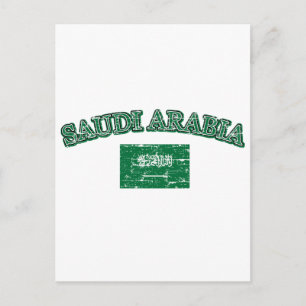 Carte Postale Design de football en Arabie Saoudite