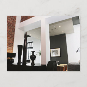 Carte Postale design d'intérieur loft moderne