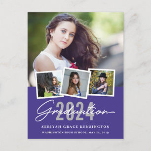 Carte Postale Design moderne N'importe quelle année Diplôme 4 Ph