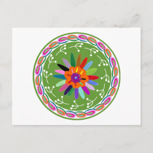 Carte Postale Design Otomi moderne