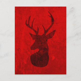 Carte Postale Design Red Deer