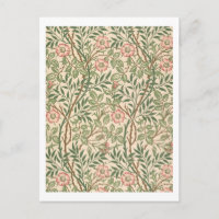 Design 'Sweet Briar' pour papier peint, imprimé pa