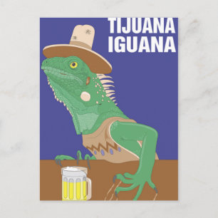 Carte Postale Design Tijuana Iguana