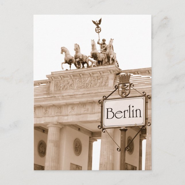 Carte Postale Design vintage Berlin (Devant)