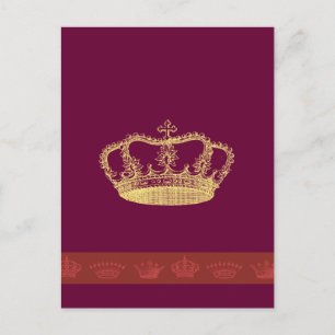 Carte Postale Designs de la Couronne