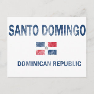 Carte Postale Designs de République Dominicaine de Saint-Domingu