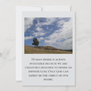 Carte postale Désir humain