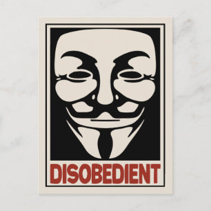 Carte Postale Désobéissant