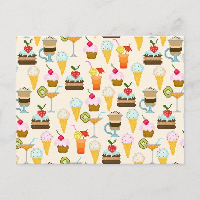 Carte Postale Dessert (Devant)