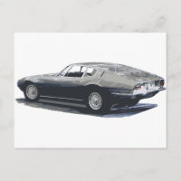 Dessin classique Maserati Ghibli