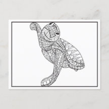 Dessin de la petite tortue de mer