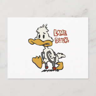 Carte Postale Dessin de Lame Canard   choisir la couleur arrière