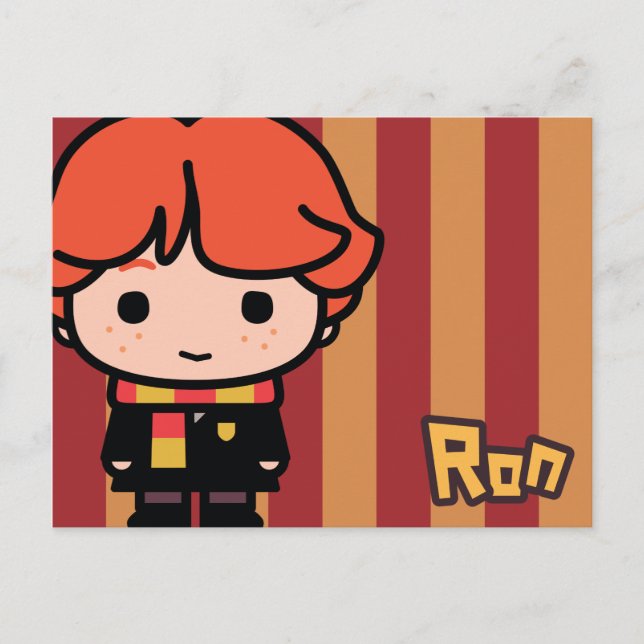 Carte Postale Dessin de personnage de dessin animé de Ron Weasle (Devant)