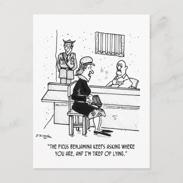 Carte Postale Dessin de prison 9493 (Devant)