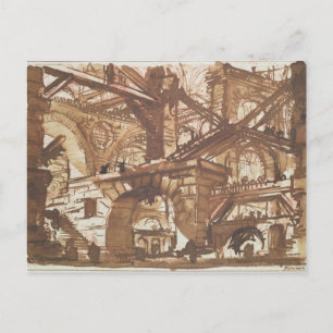 Carte Postale Dessin de prison imaginaire