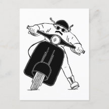 Dessin de Scooter Roller Born to be Wild Scooter