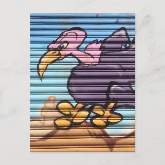 Carte Postale dessin de vautour (Devant)