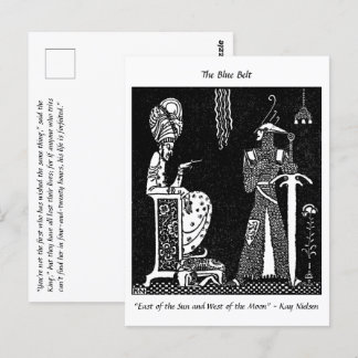 Carte Postale Dessin de Wicked King et Brave Knight