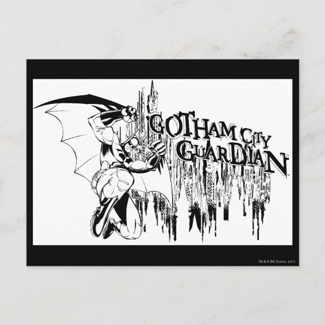 Carte Postale Dessin du gardien du GC (Devant)