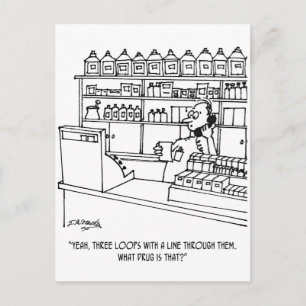 Carte Postale Dessin du pharmacien 3109
