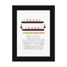 Dessin et diagramme en Titanic RMS
