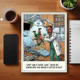 Carte Postale Dessin humoristique de cabinet dentaire