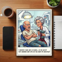 Dessin humoristique de cabinet dentaire