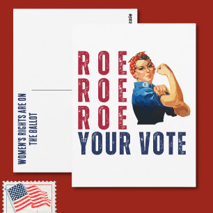 Carte Postale Dessin humoristique politique féministe rétro pour