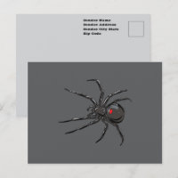 Dessin Original Araignée Veuve Noire Art