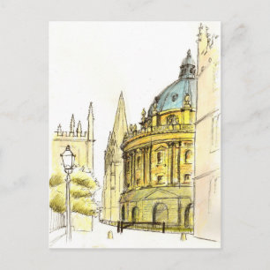 Carte Postale Dessin original de Radcliffe Camera